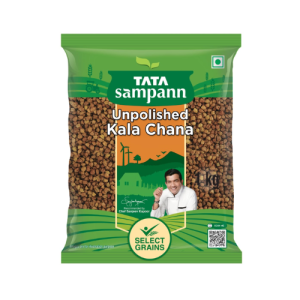 Tata Sampann Unpolished Kala (Black, Brown) Chana, 1kg